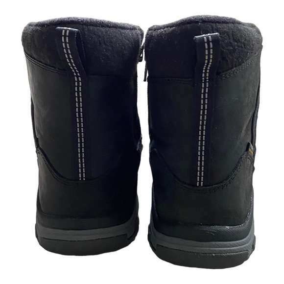 Keen Black Waterproof Snow Winter Womens Hoodoo III Low Zip Boot SIZE 7 - Picture 6 of 12